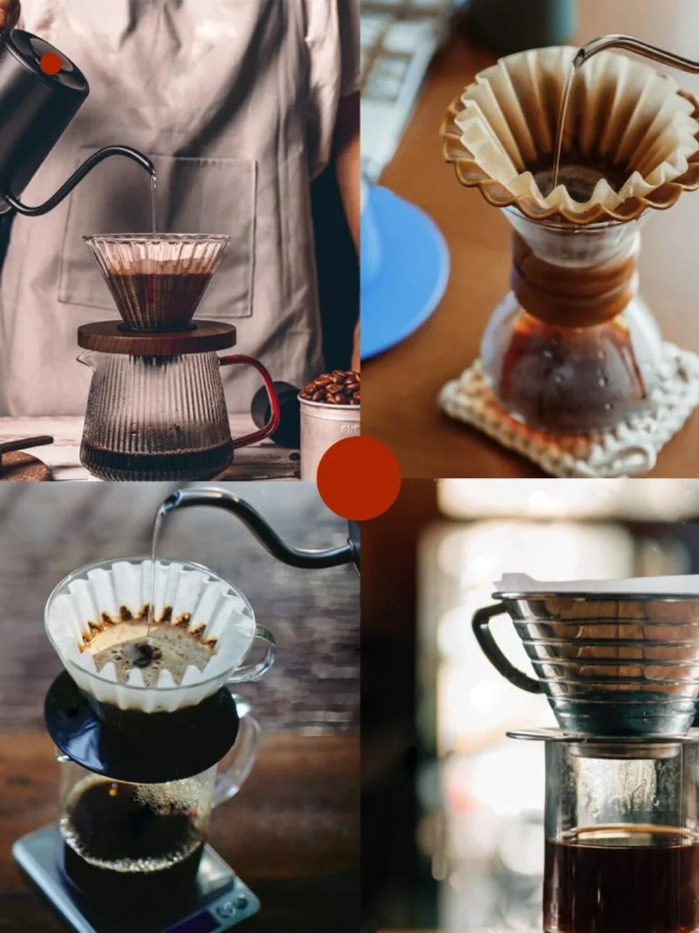 1-2 Cup Small Coffee Filters,100 Count Disposable Basket Coffee Filter Paper, Co